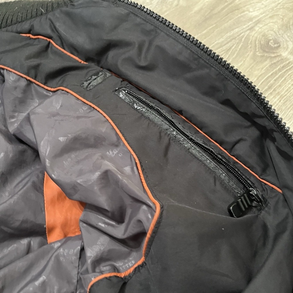 Hawke & Co Puffer Jacket Men's Medium Black Full Zip Coat - Picture 10 of 11
